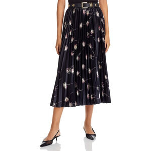 Nancy Yang Women Flower Skirt Black Size XL